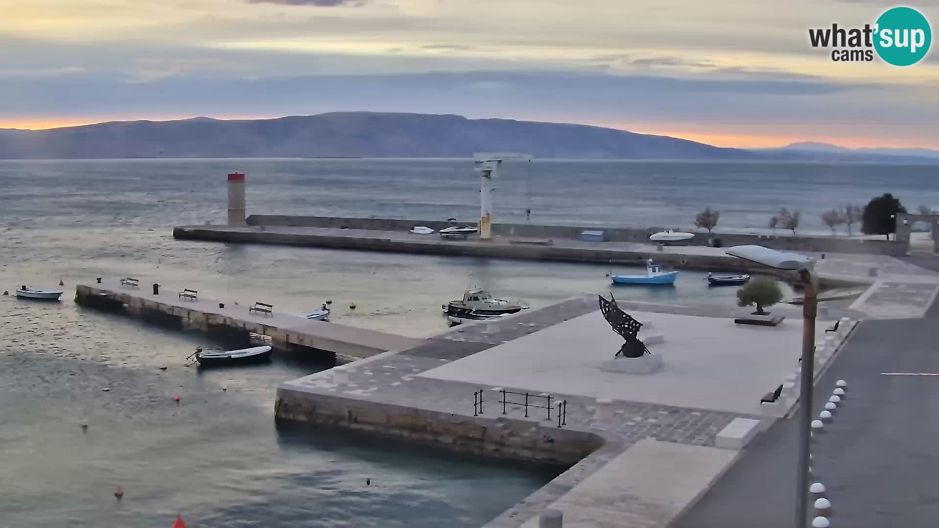 Senj Webcam – Panoramic view of Senj riva