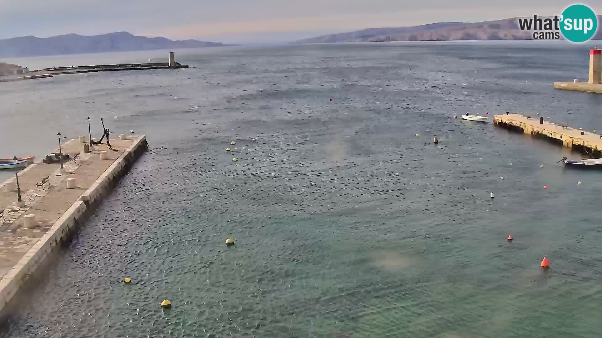 Senj camera en vivo – Vista panorámica de Senj riva