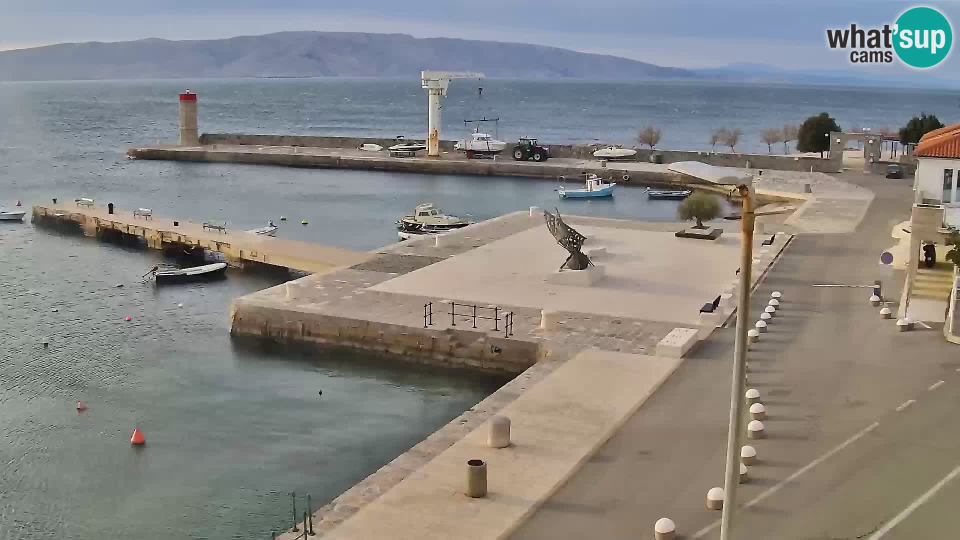 Senj camera en vivo – Vista panorámica de Senj riva