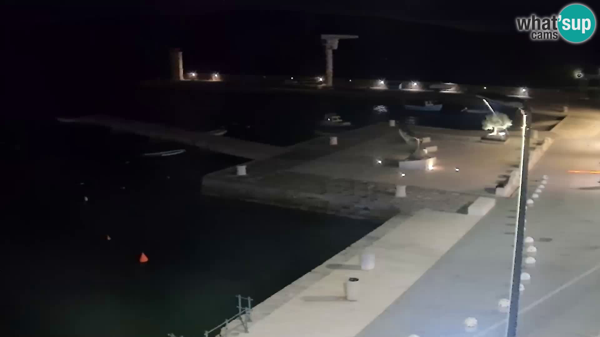 Senj Spletna kamera – pogled na obalo Senja