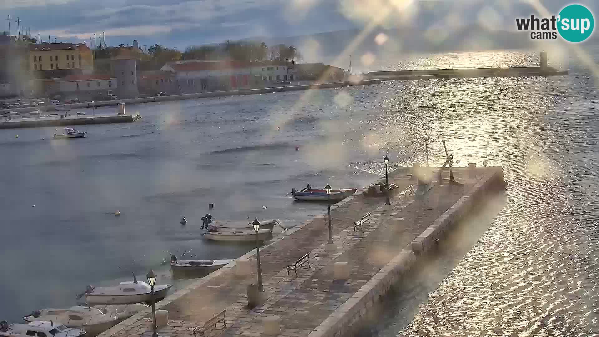 Senj Webcam – Panoramic view of Senj riva