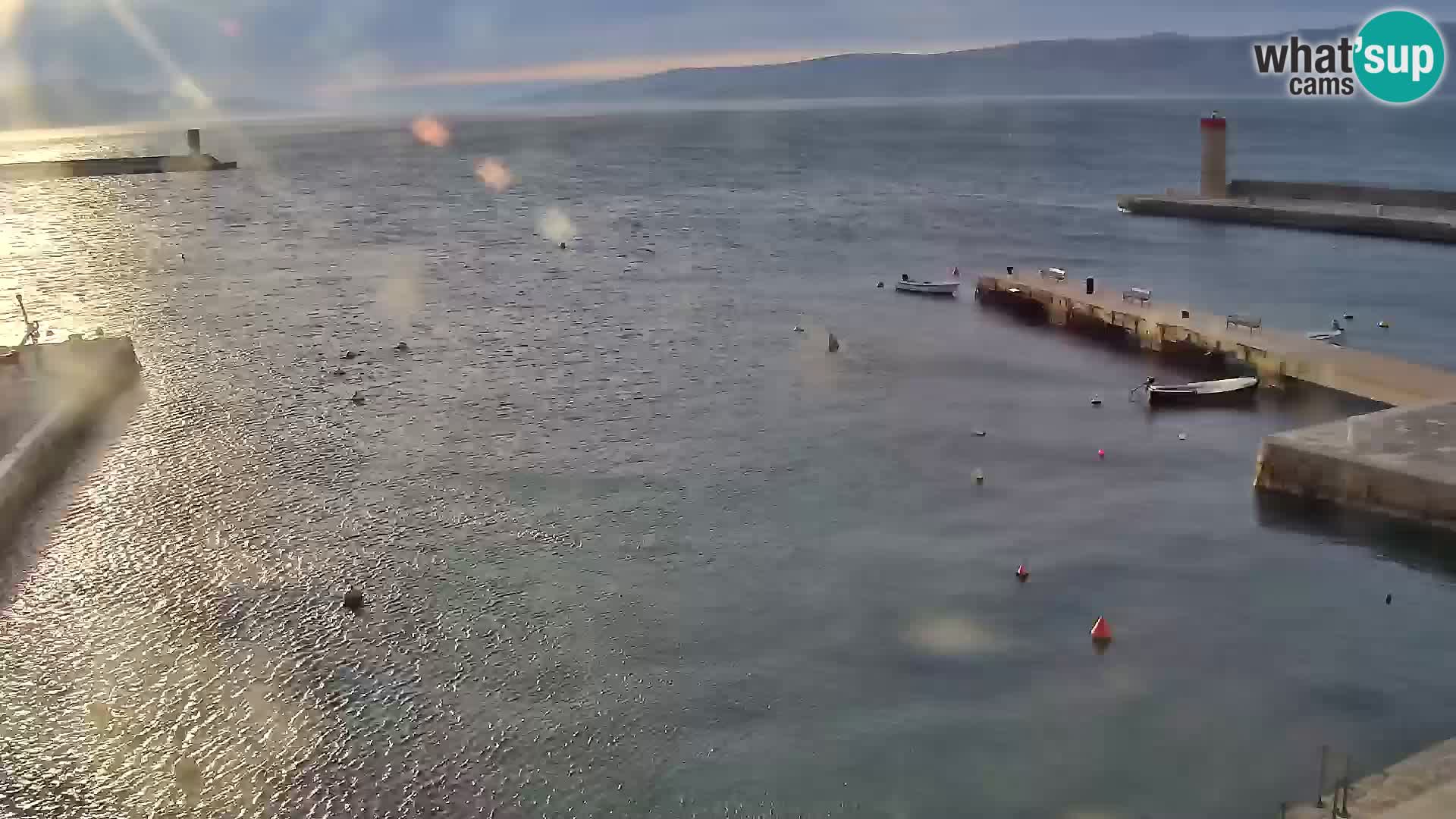 Senj Spletna kamera – pogled na obalo Senja