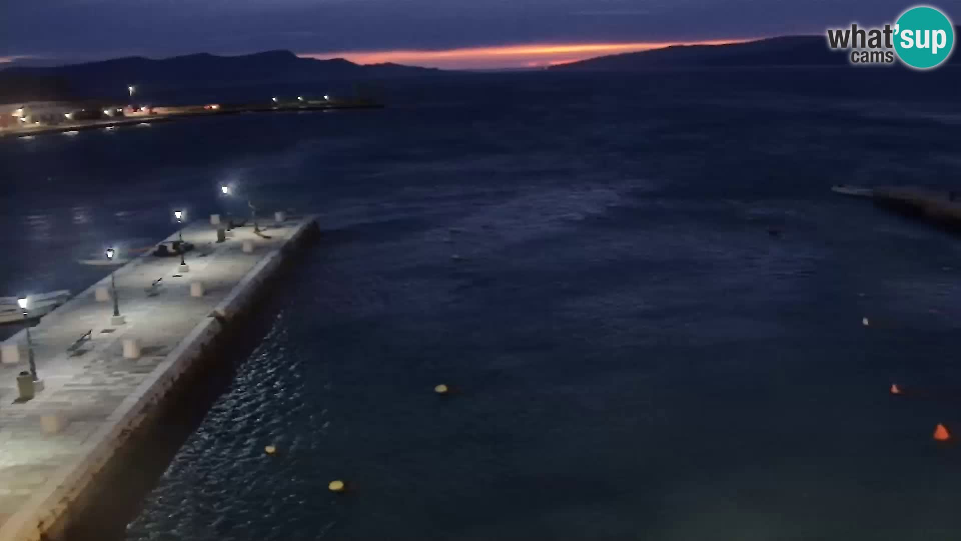 Webcam Segna – Panorama dell’lungomare di Senj