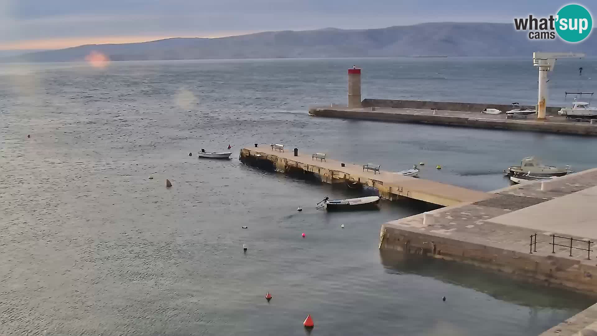 Kamera u živo Senj – Panoramski pogled na senjsku rivu