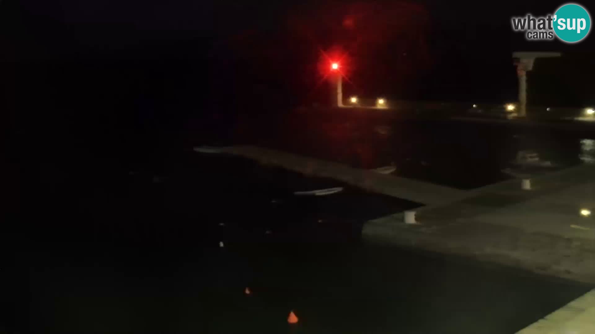 Webcam Senj – Panoramablick auf die Riva Senj