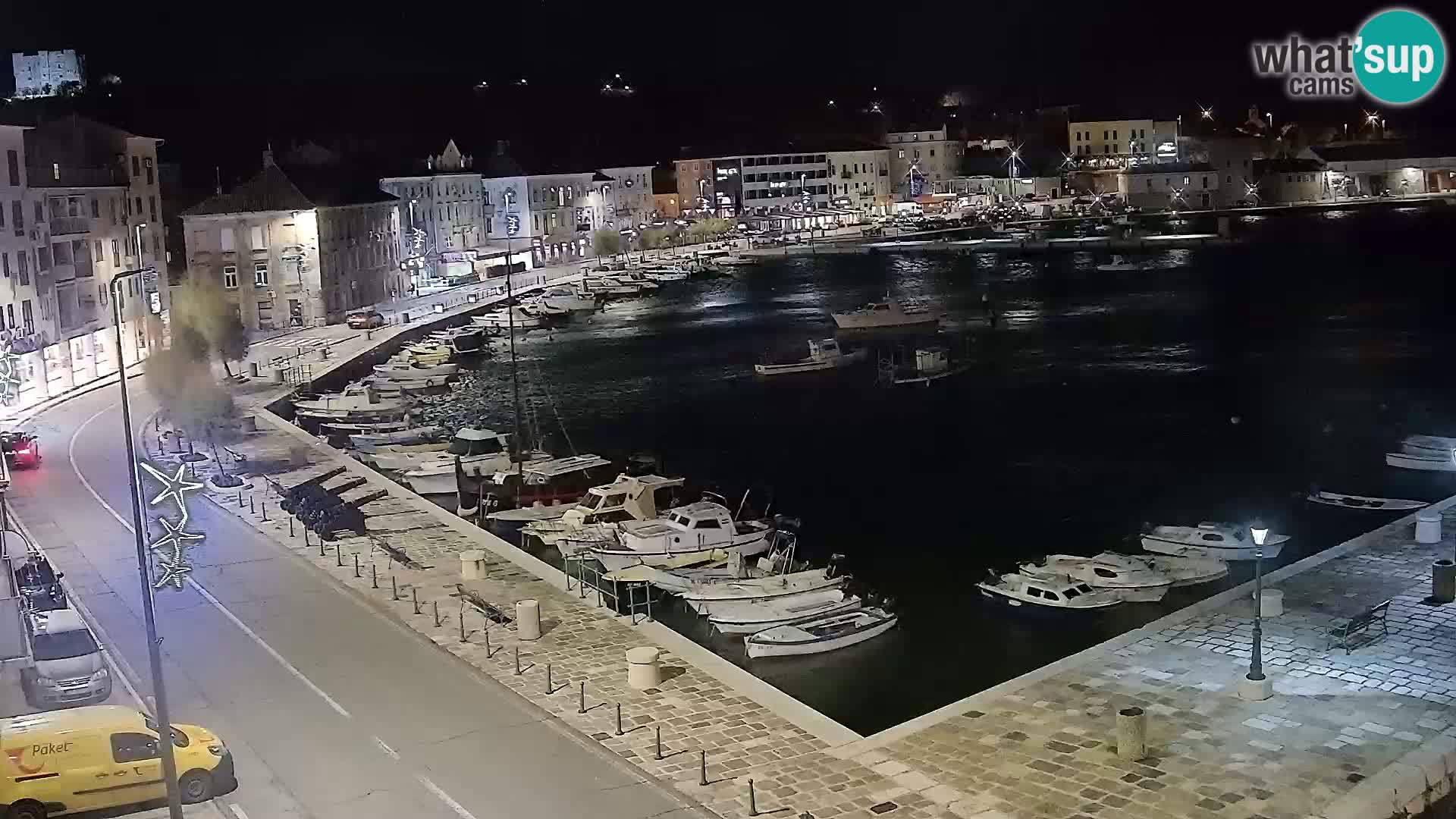 Senj camera en vivo – Vista panorámica de Senj riva