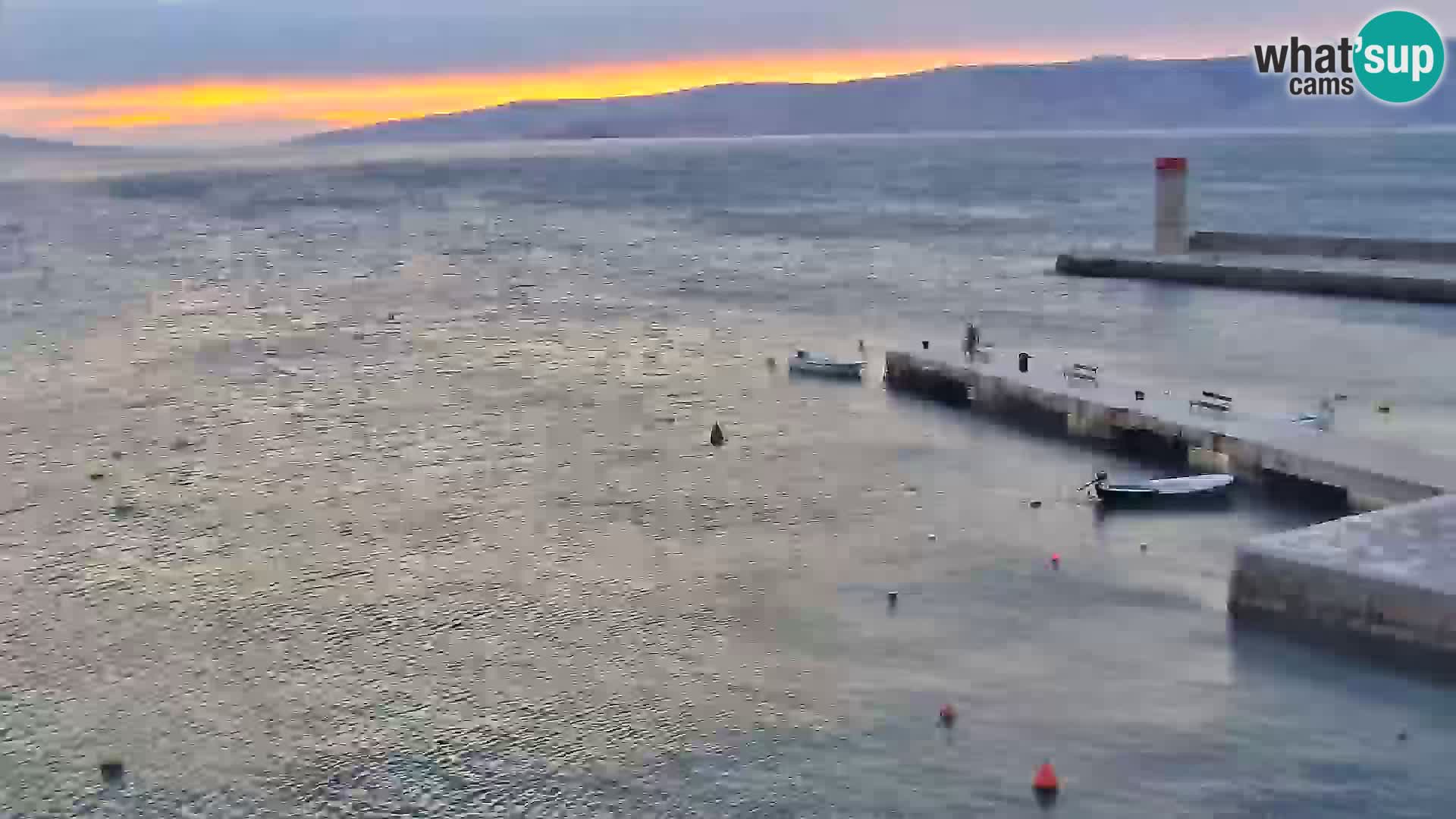 Webcam Segna – Panorama dell’lungomare di Senj