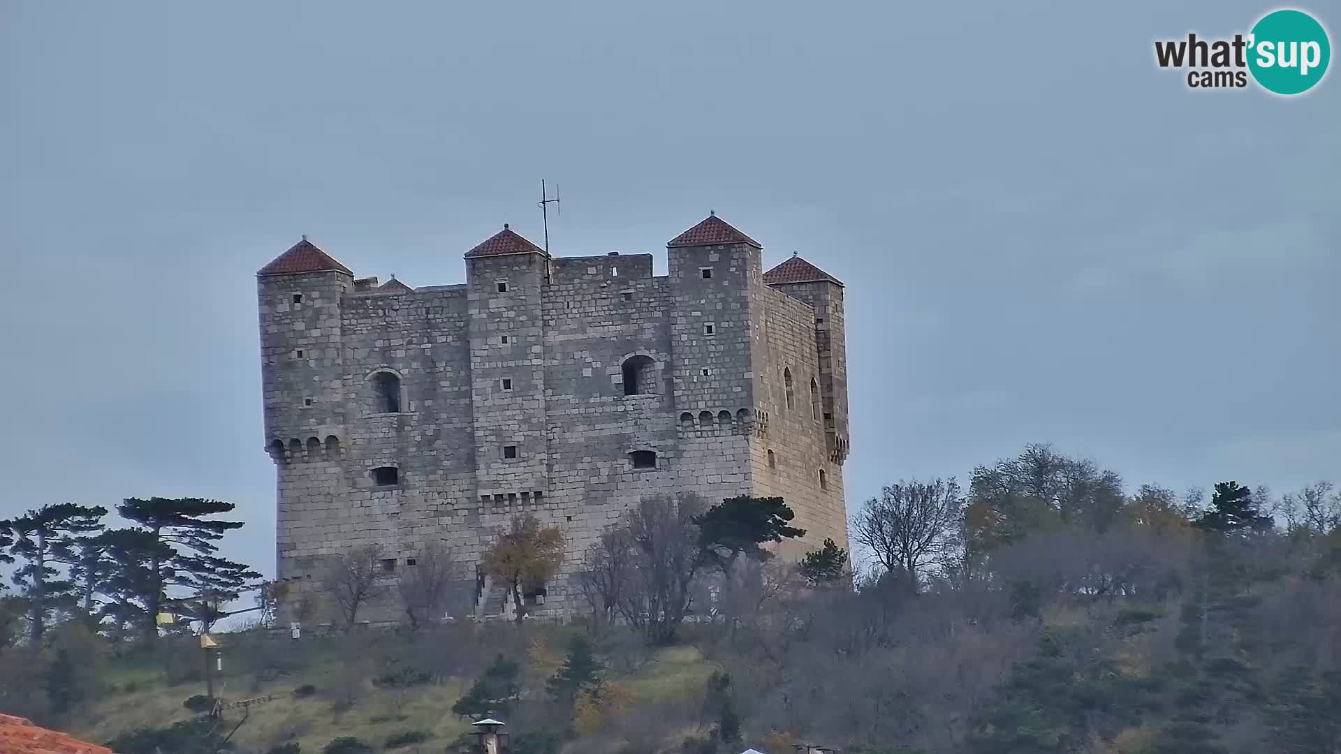 Livecam Senj – Vue panoramique de Senj riva