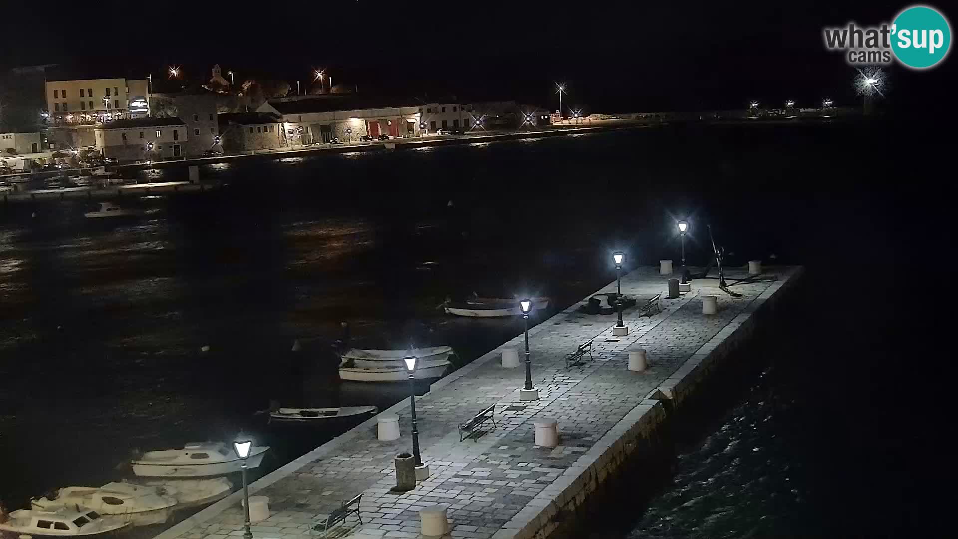Webcam Segna – Panorama dell’lungomare di Senj