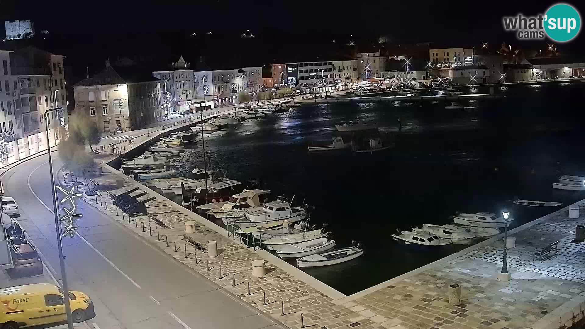 Senj camera en vivo – Vista panorámica de Senj riva