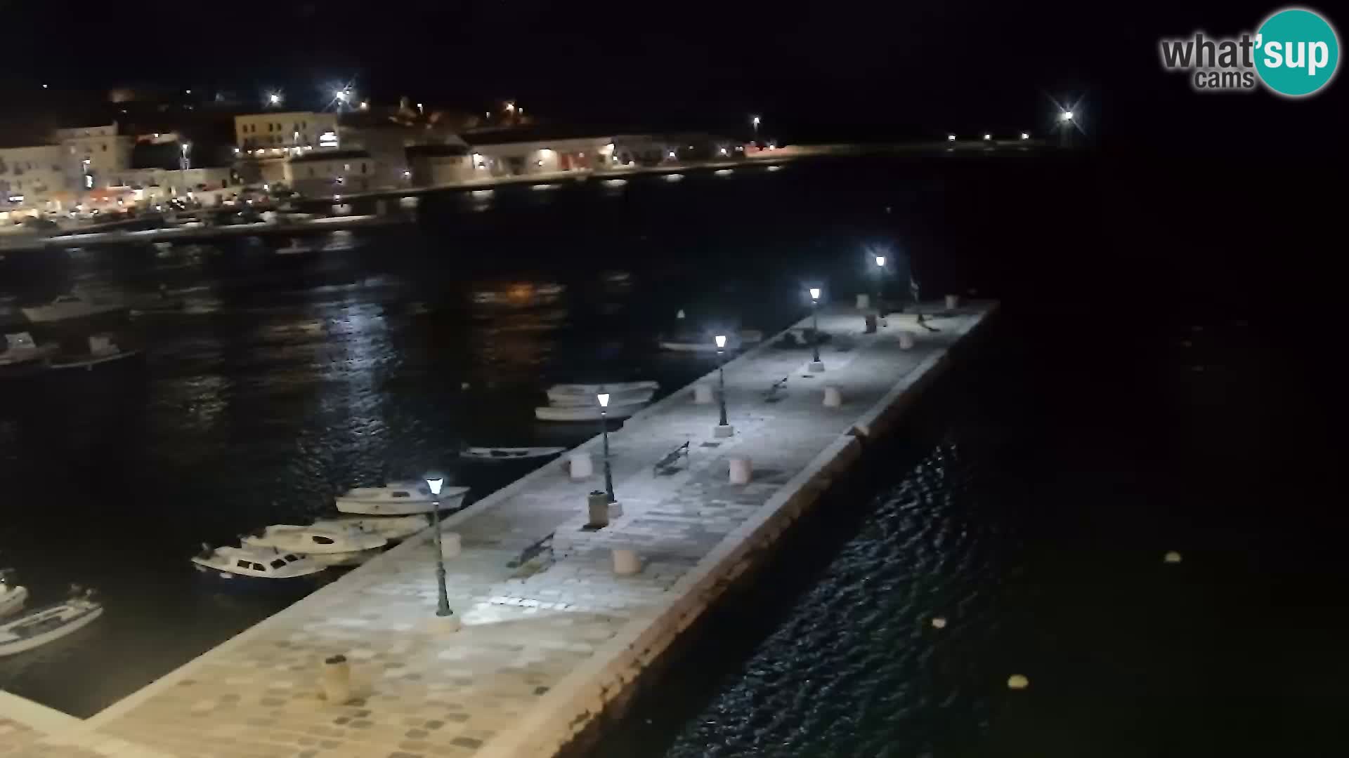 Senj Spletna kamera – pogled na obalo Senja