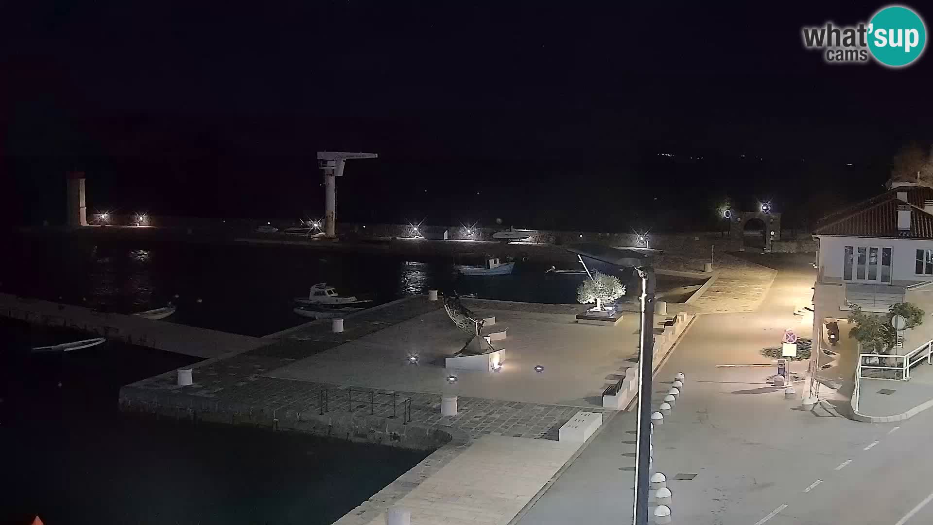 Senj camera en vivo – Vista panorámica de Senj riva