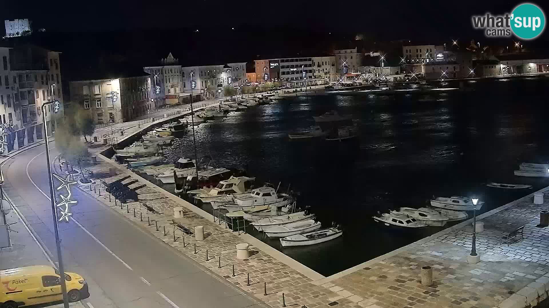 Senj Webcam – Panoramic view of Senj riva