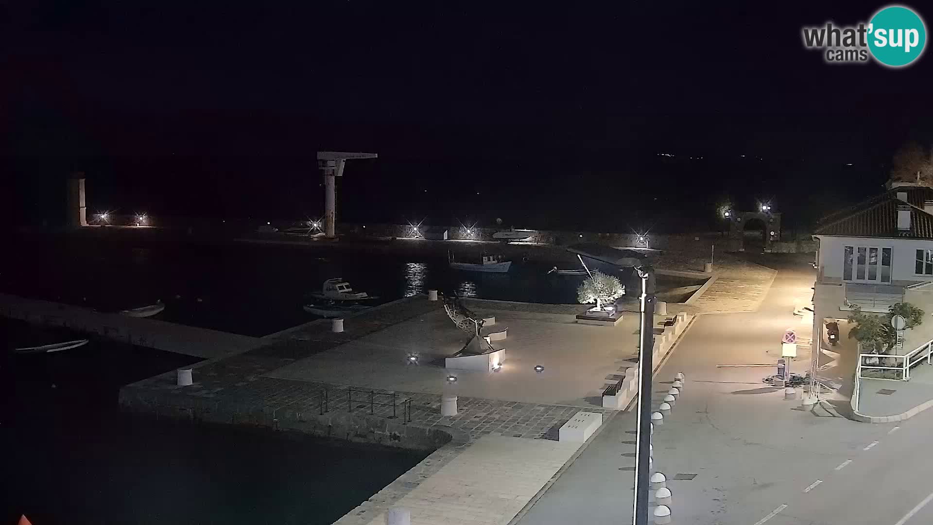 Webcam Segna – Panorama dell’lungomare di Senj