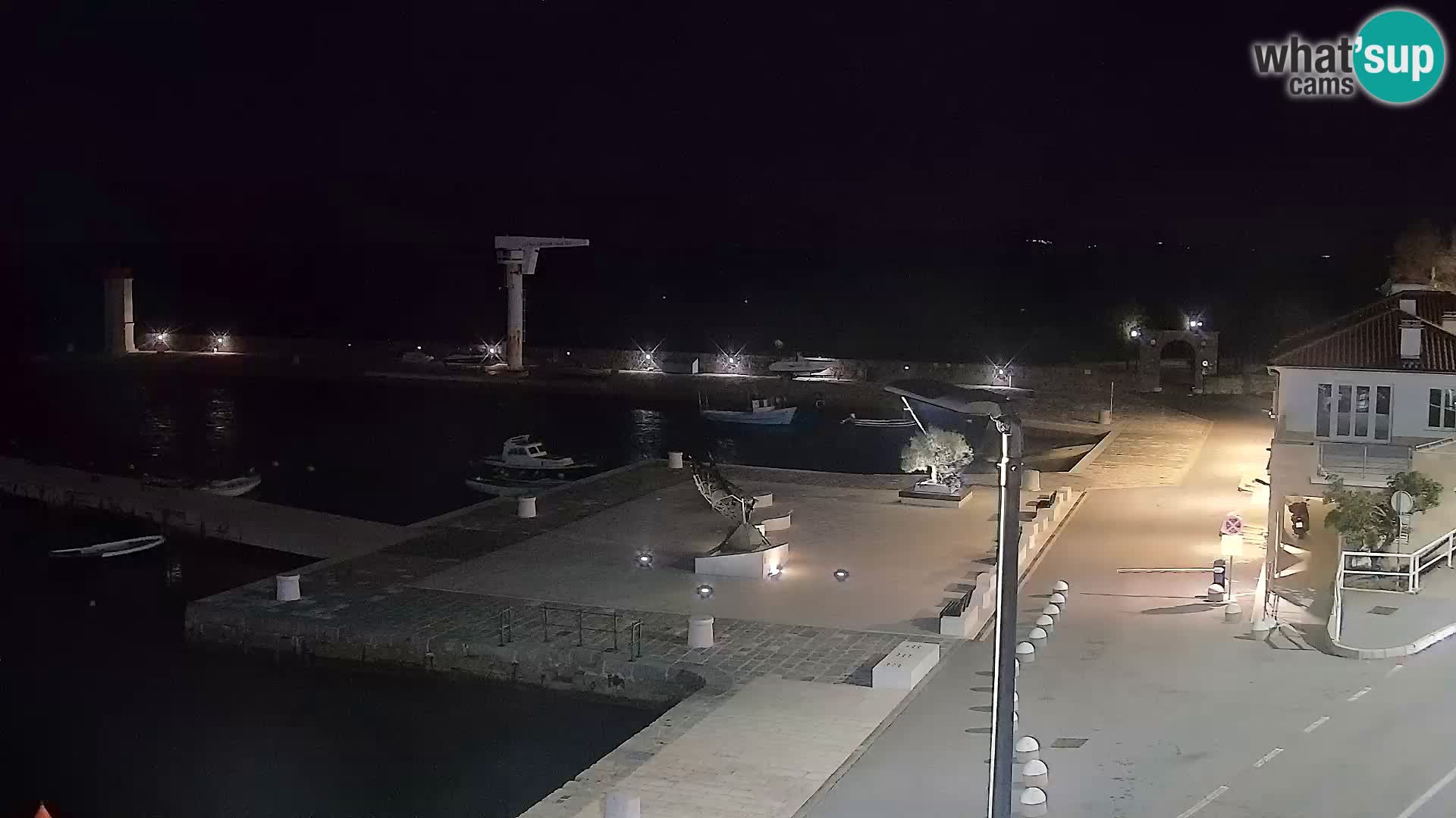 Senj Spletna kamera – pogled na obalo Senja