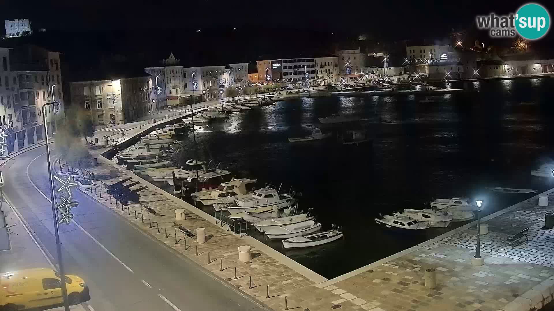 Senj Webcam – Panoramic view of Senj riva