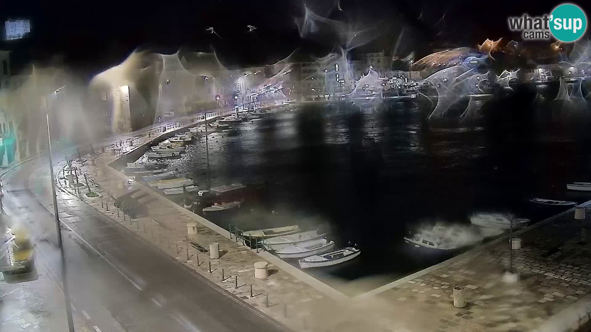 Senj Webcam – Panoramic view of Senj riva