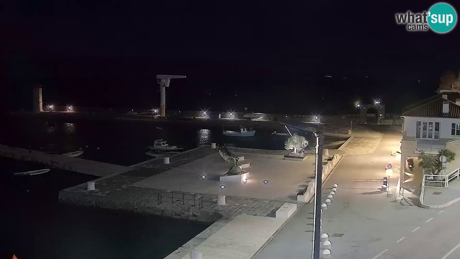 Senj camera en vivo – Vista panorámica de Senj riva