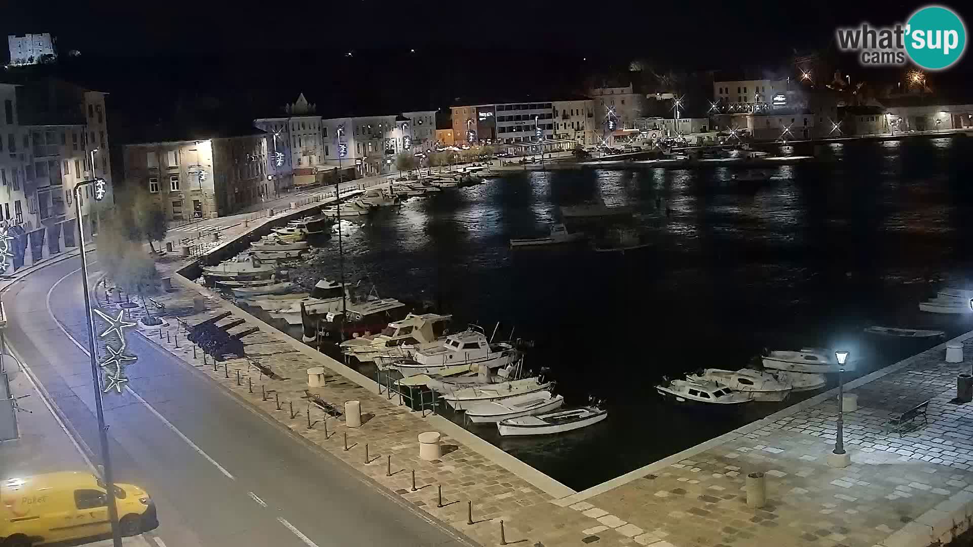Senj Webcam – Panoramic view of Senj riva