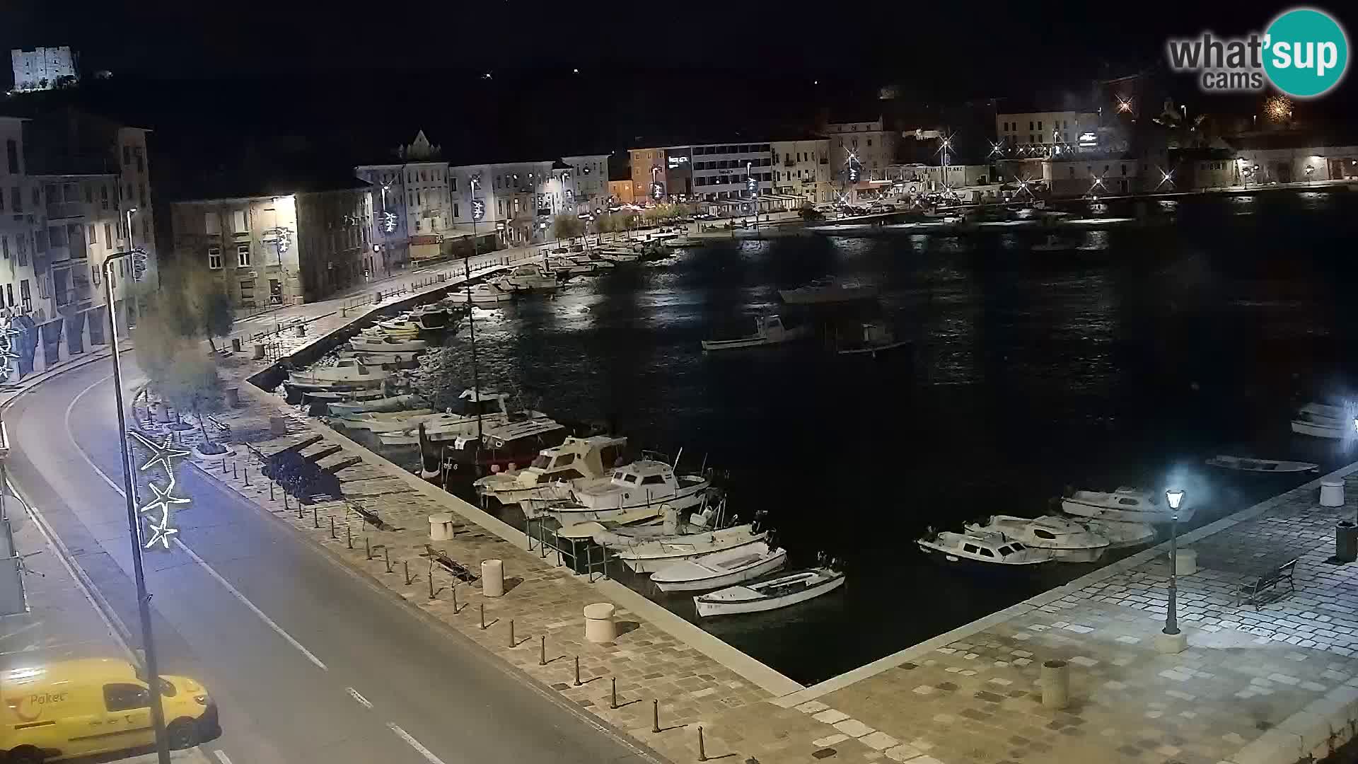 Senj camera en vivo – Vista panorámica de Senj riva