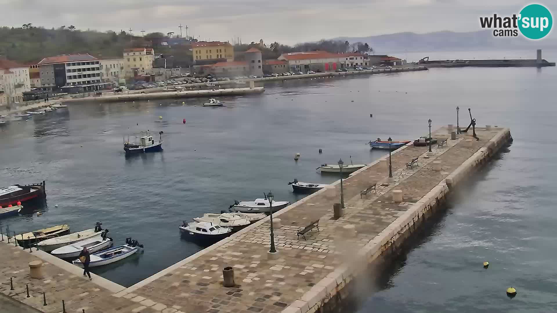 Senj Webcam – Panoramic view of Senj riva