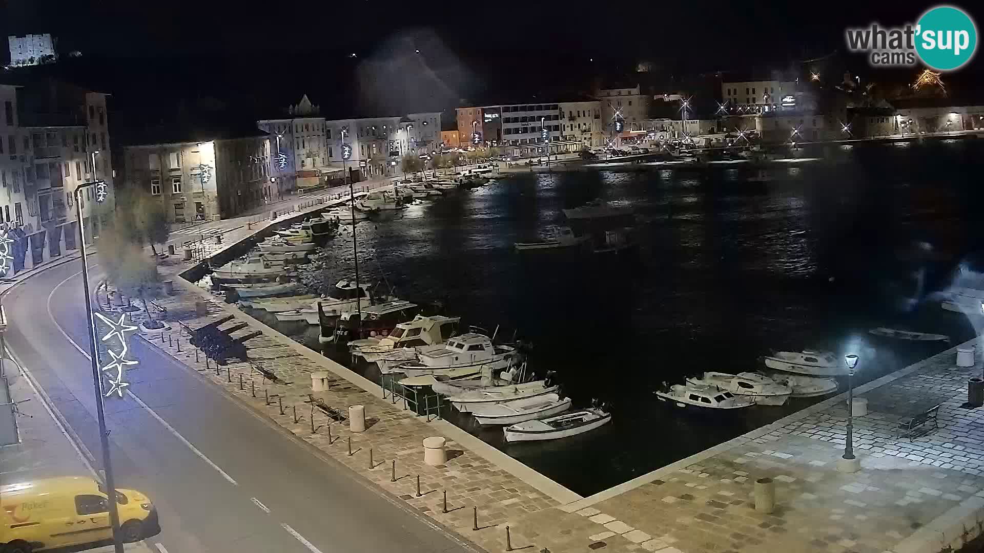 Senj Webcam – Panoramic view of Senj riva