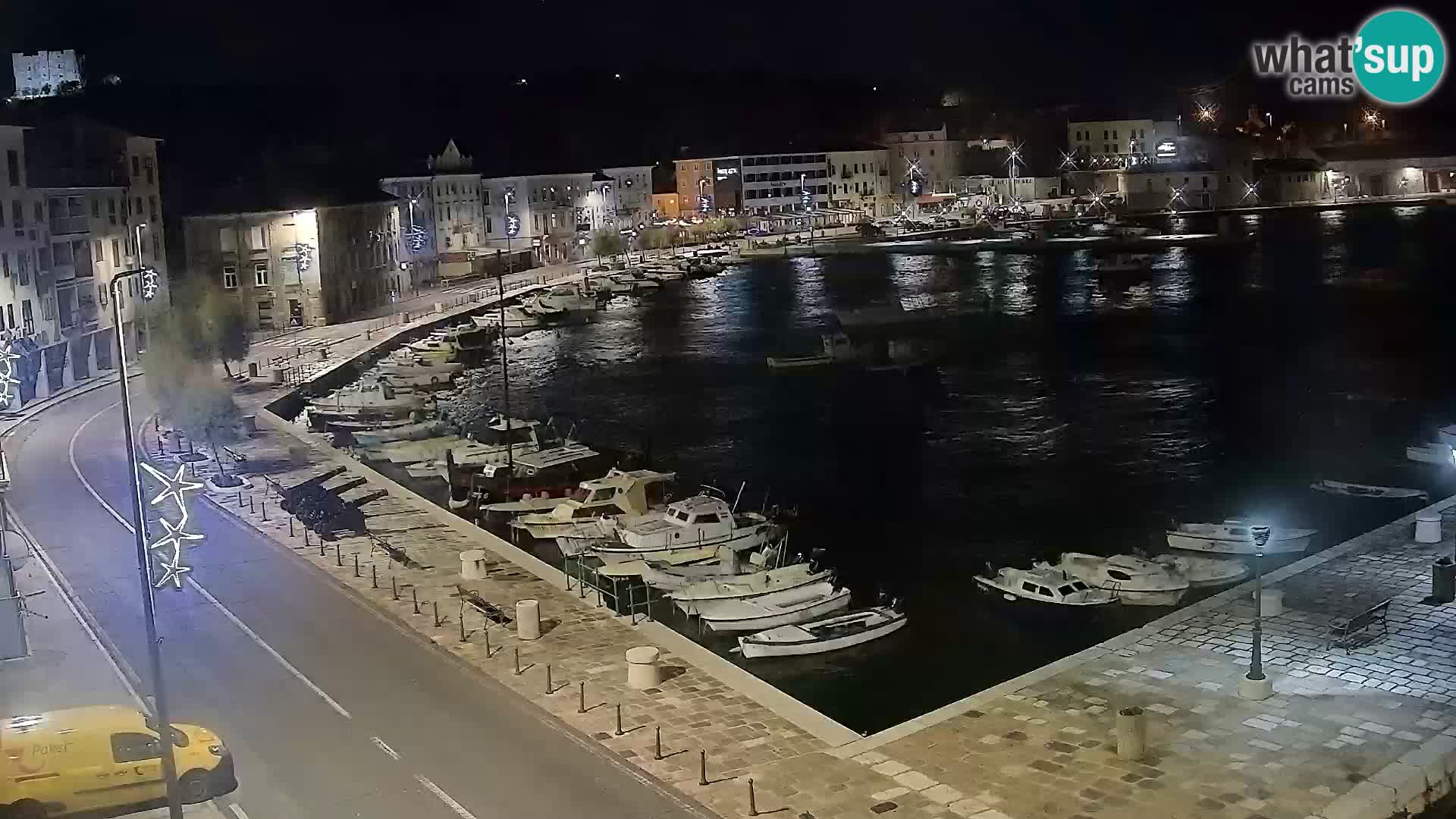 Senj Webcam – Panoramic view of Senj riva