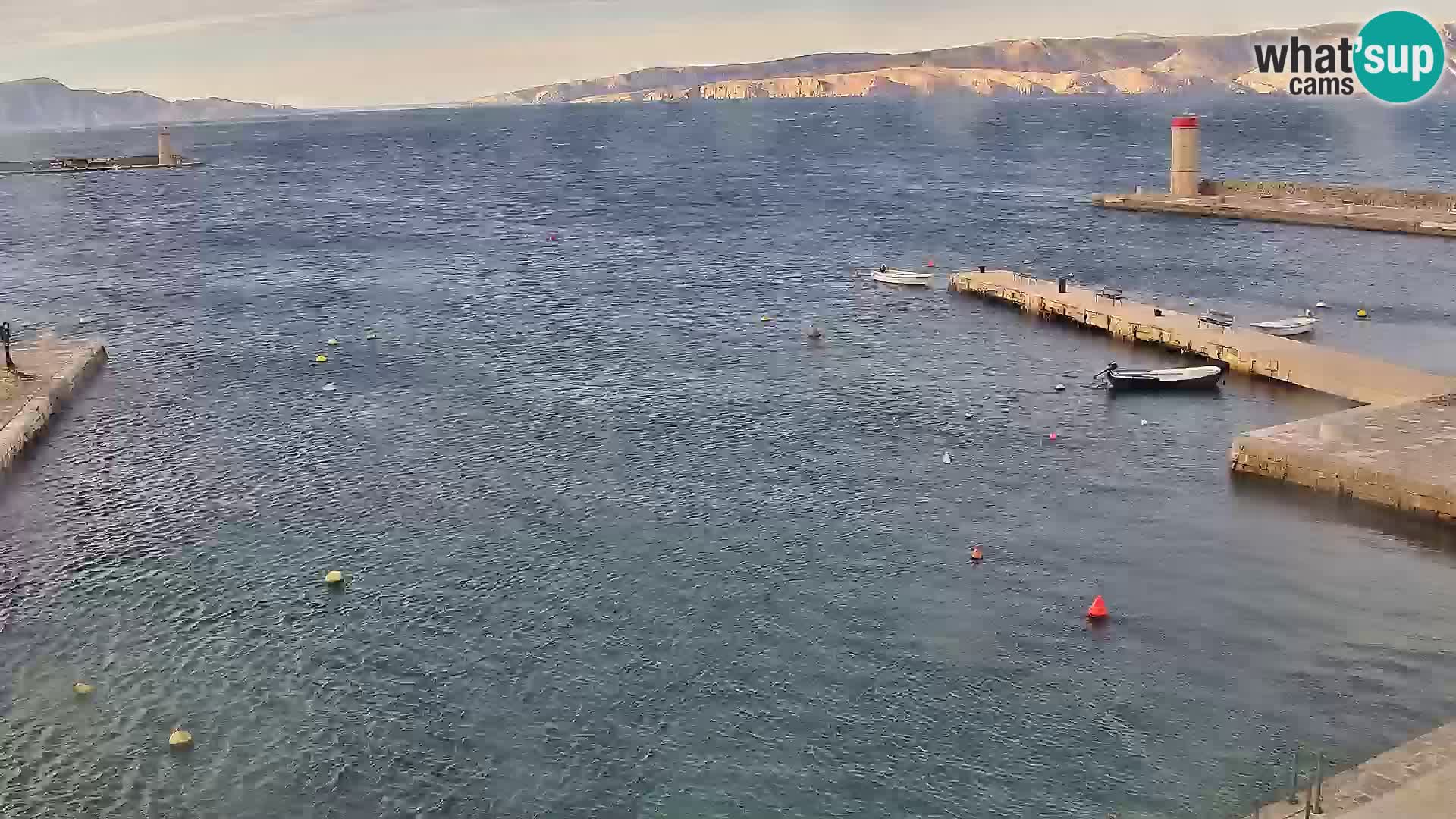 Kamera u živo Senj – Panoramski pogled na senjsku rivu