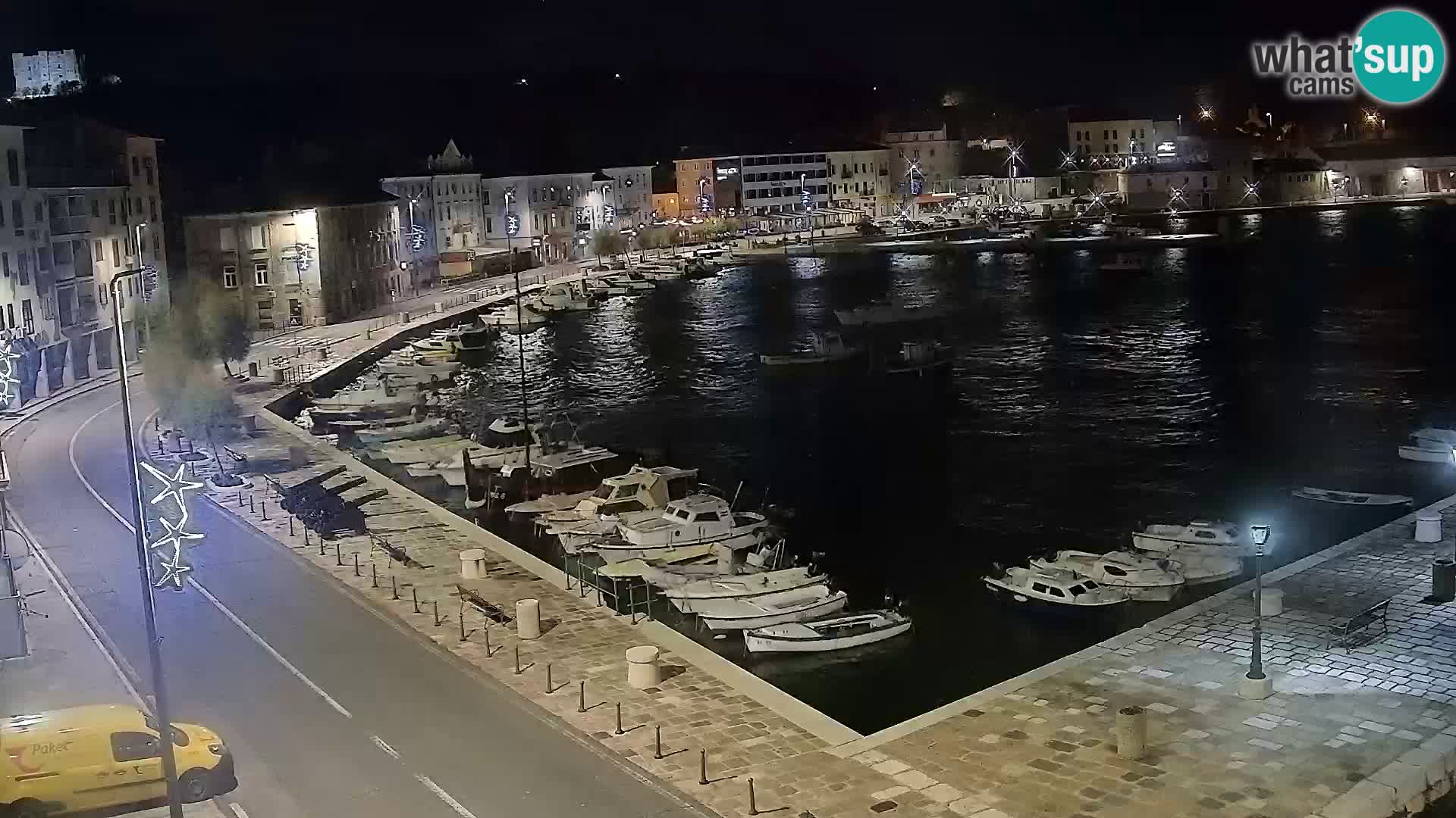 Webcam Segna – Panorama dell’lungomare di Senj