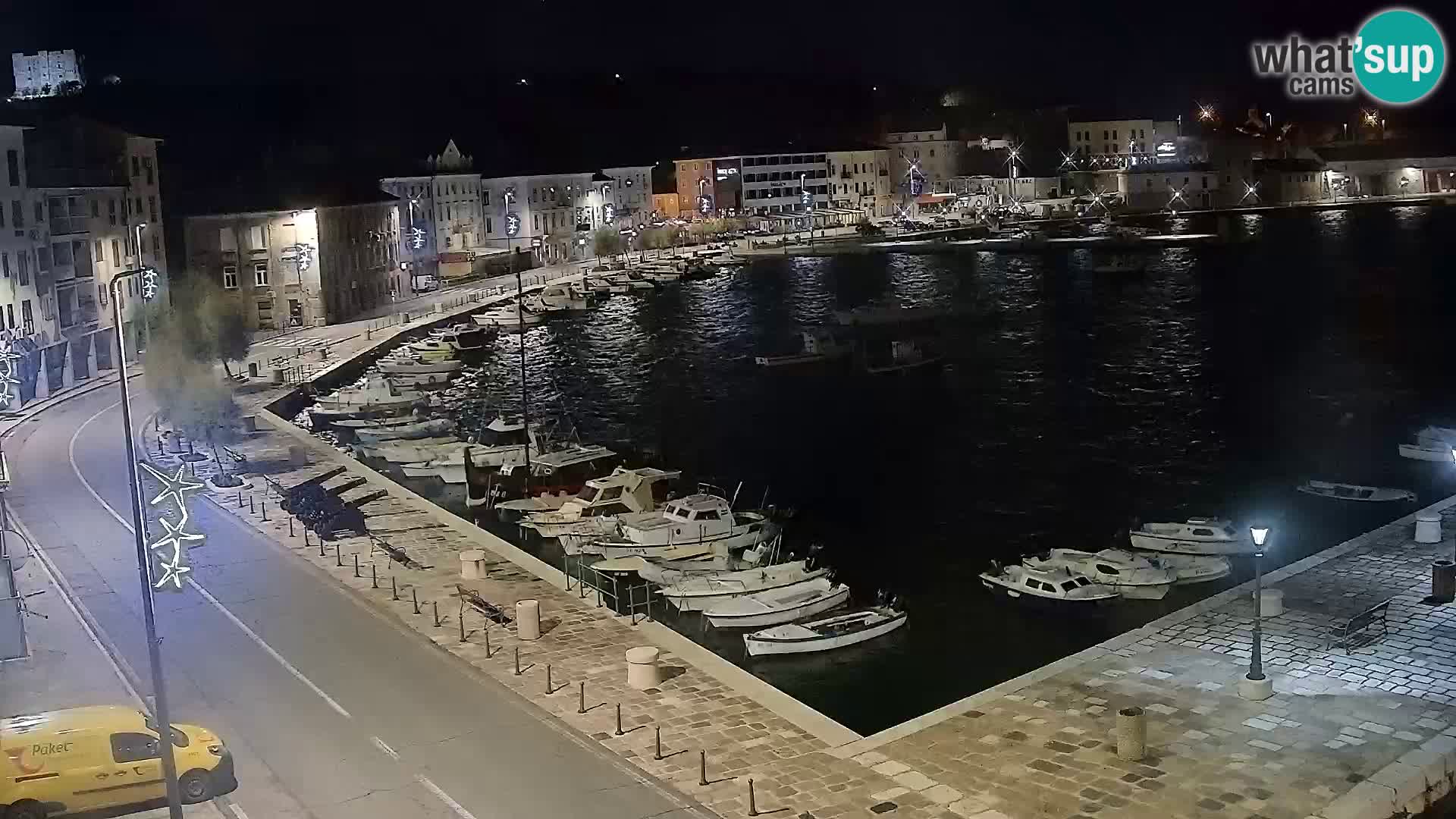 Webcam Segna – Panorama dell’lungomare di Senj