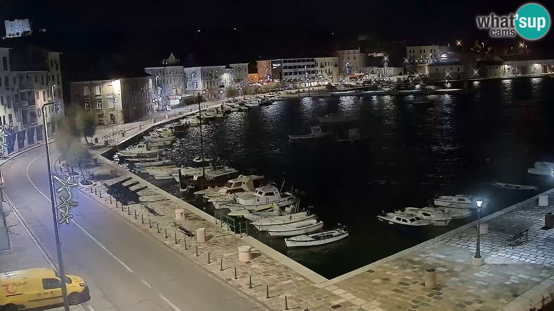 Senj Webcam – Panoramic view of Senj riva