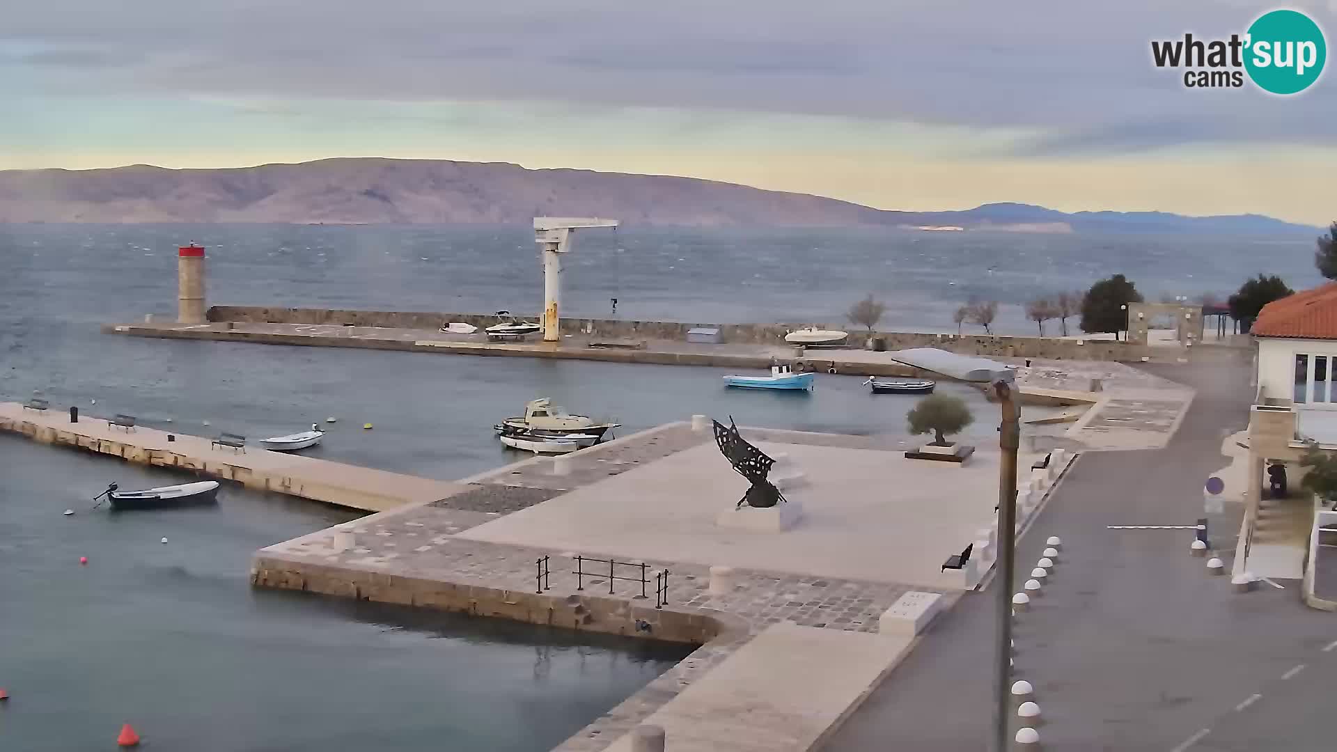 Senj Webcam – Panoramic view of Senj riva