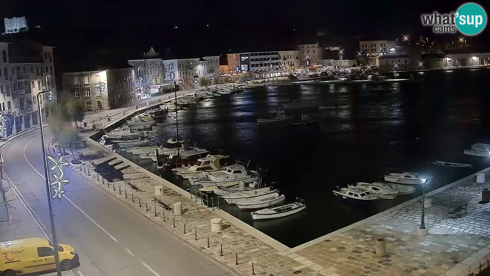 Webcam Segna – Panorama dell’lungomare di Senj