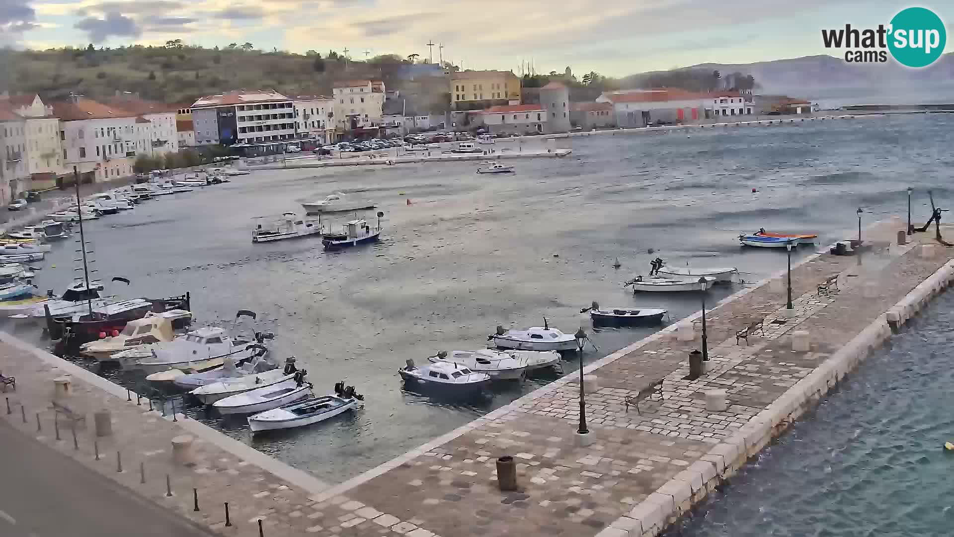 Senj camera en vivo – Vista panorámica de Senj riva