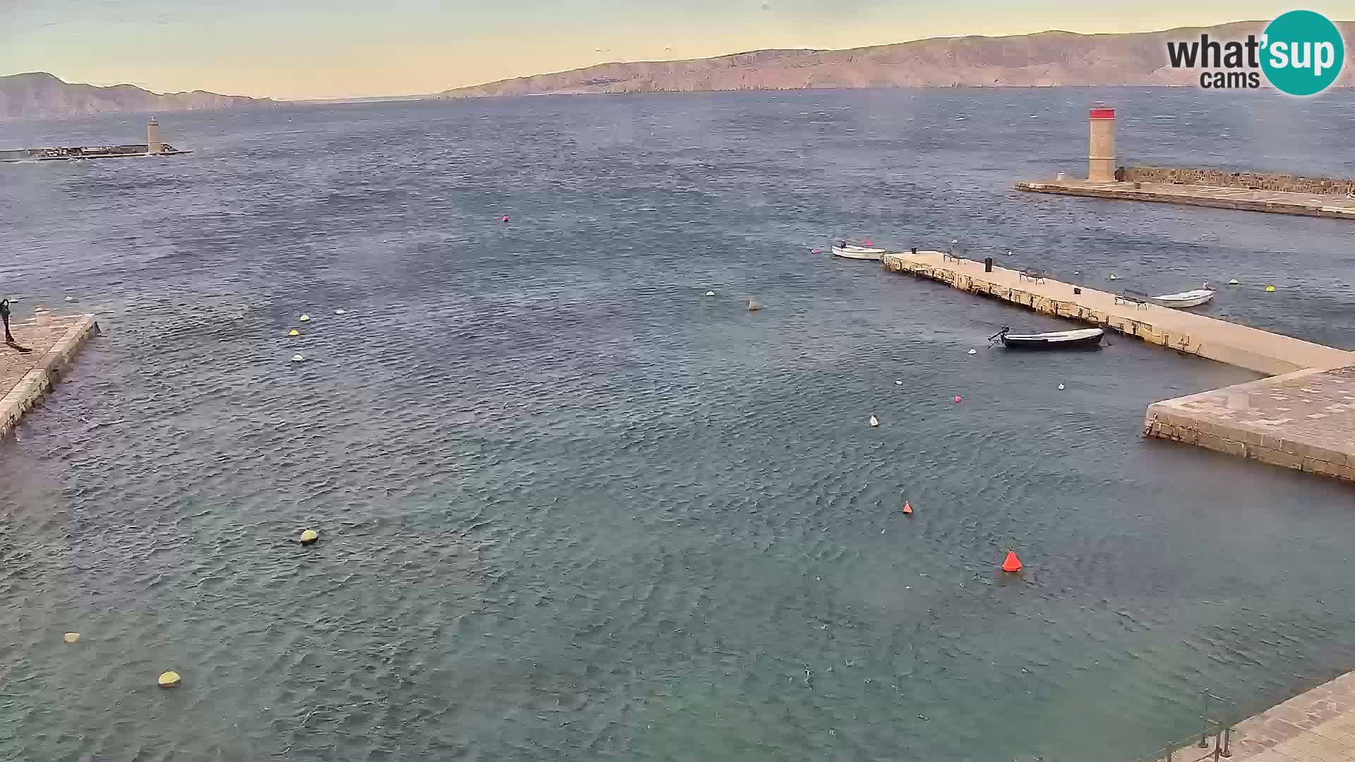 Webcam Segna – Panorama dell’lungomare di Senj