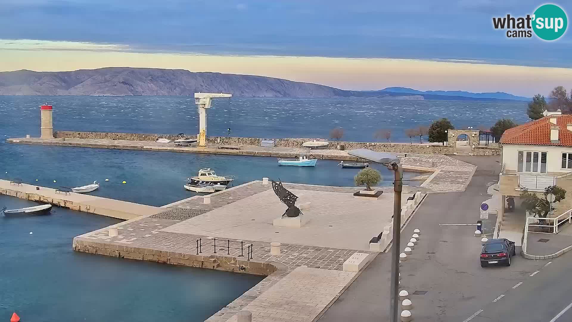 Webcam Segna – Panorama dell’lungomare di Senj