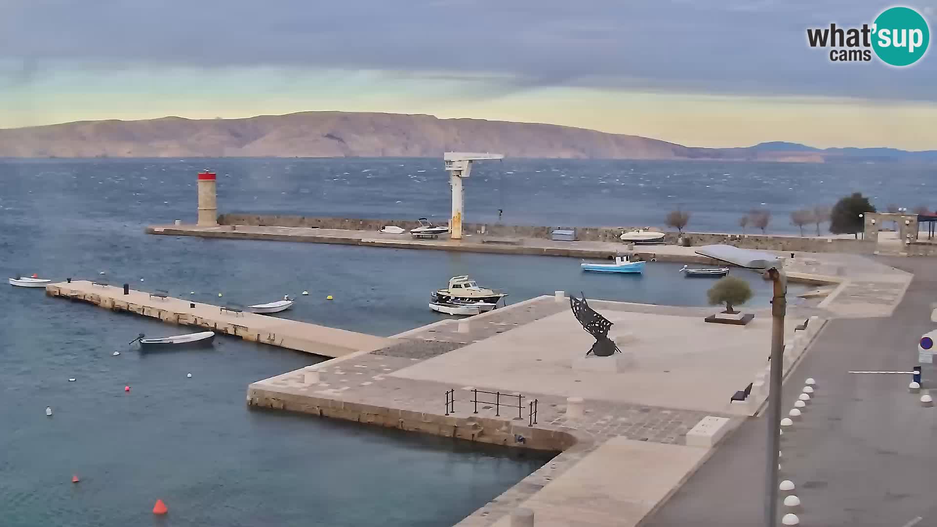 Senj Webcam – Panoramic view of Senj riva