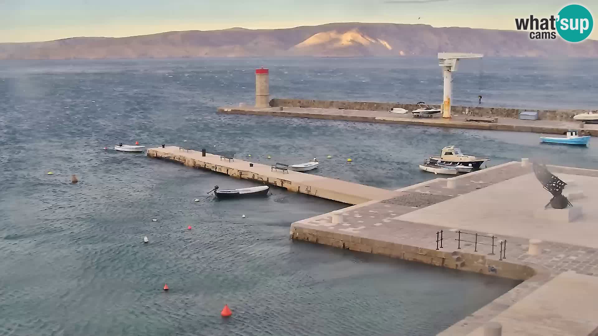 Senj camera en vivo – Vista panorámica de Senj riva