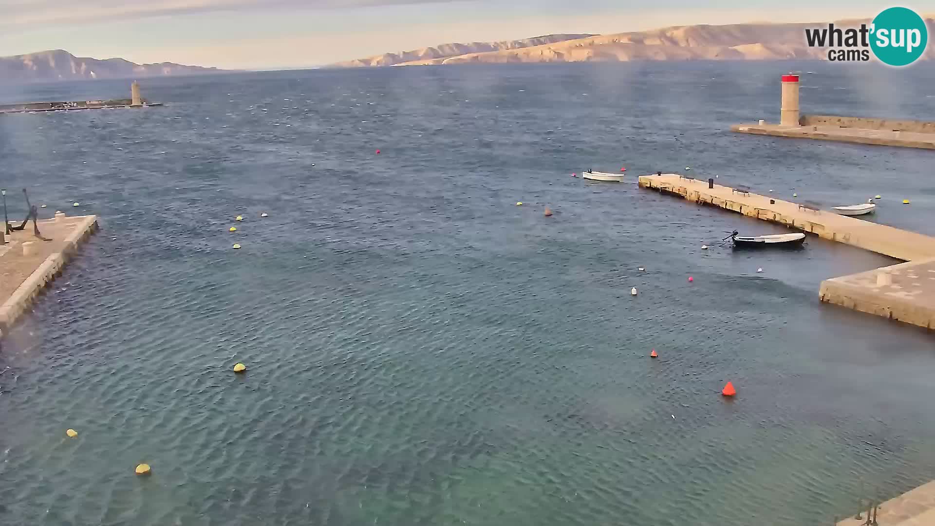 Kamera u živo Senj – Panoramski pogled na senjsku rivu