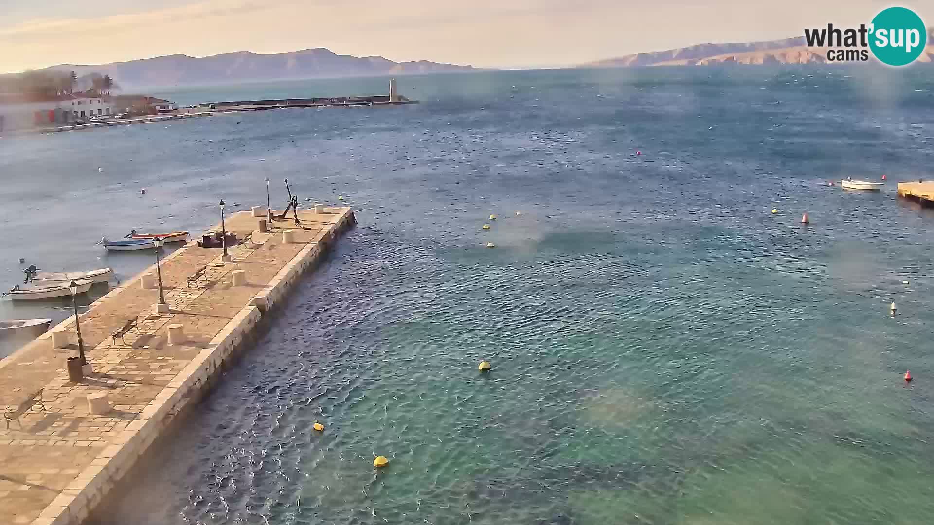 Kamera u živo Senj – Panoramski pogled na senjsku rivu