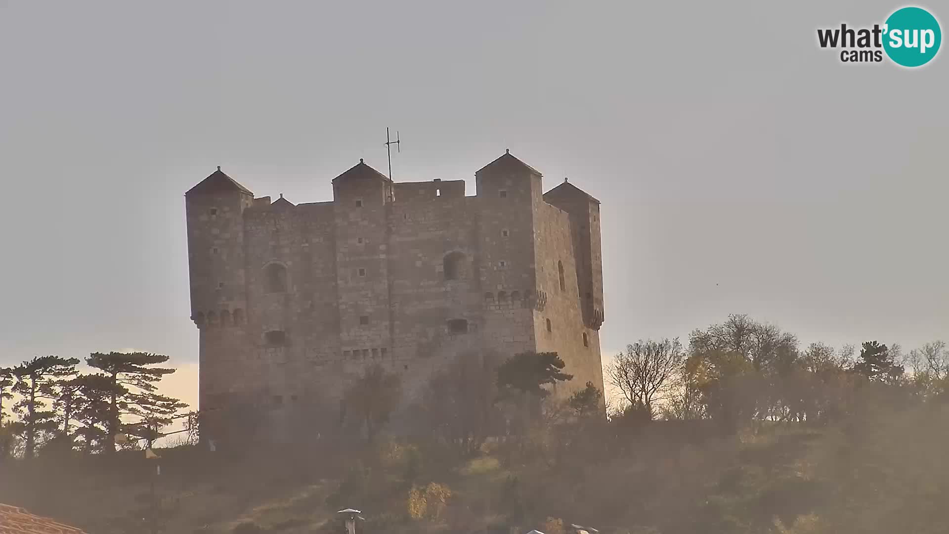 Livecam Senj – Vue panoramique de Senj riva