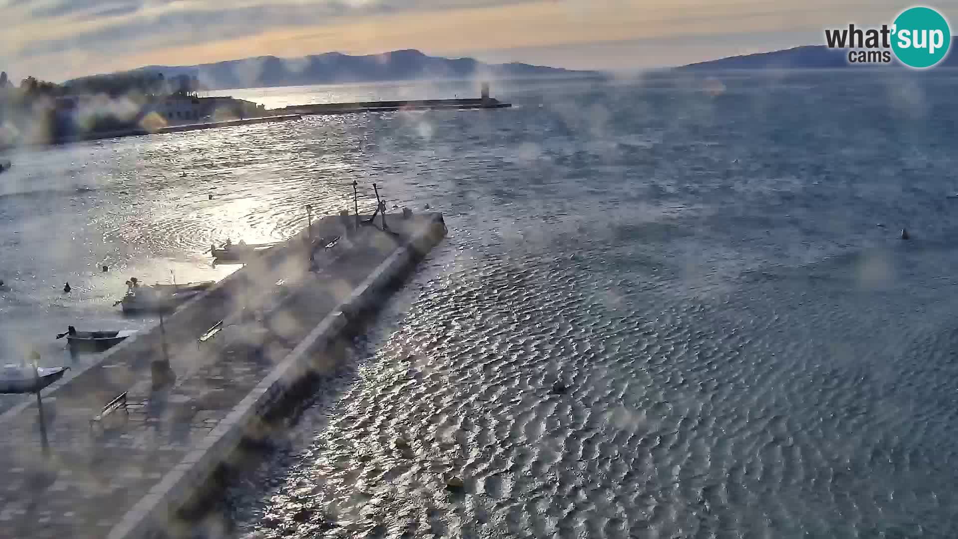 Senj camera en vivo – Vista panorámica de Senj riva