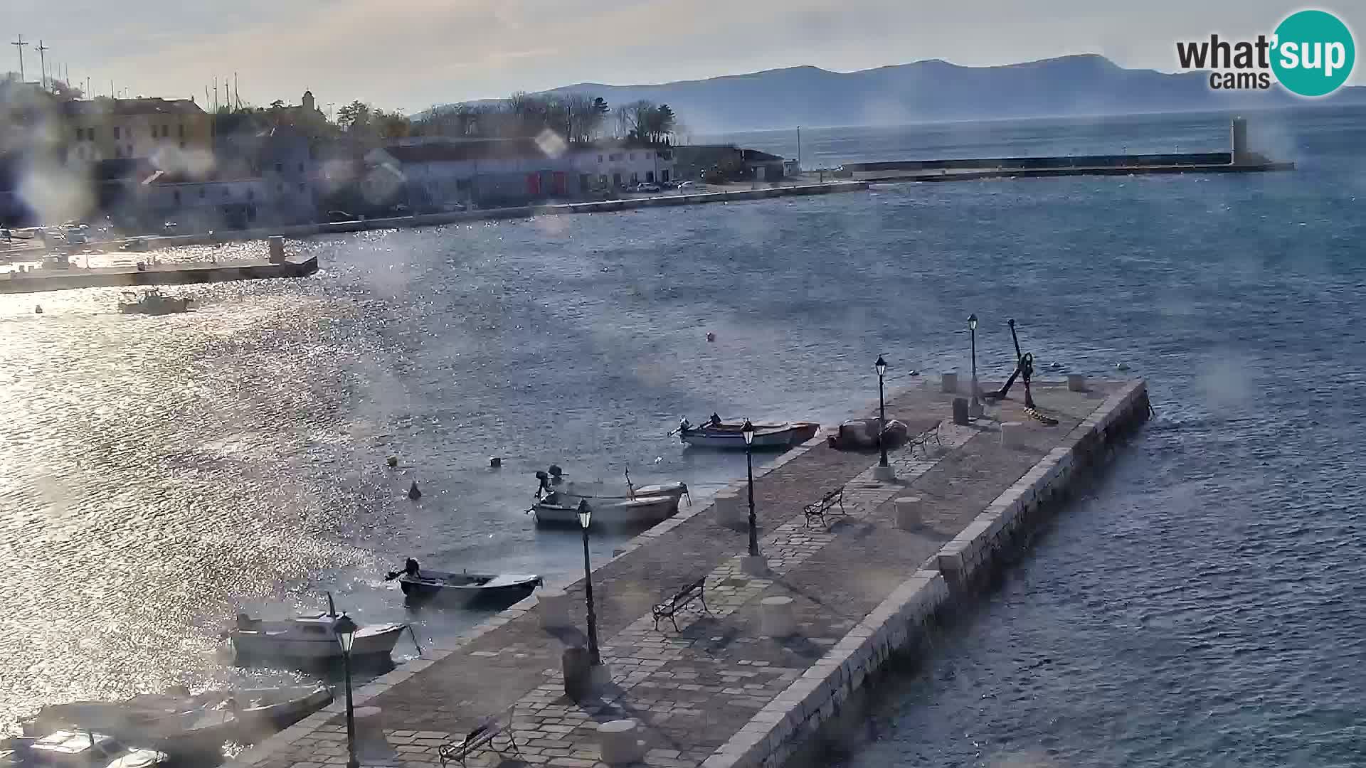 Senj camera en vivo – Vista panorámica de Senj riva