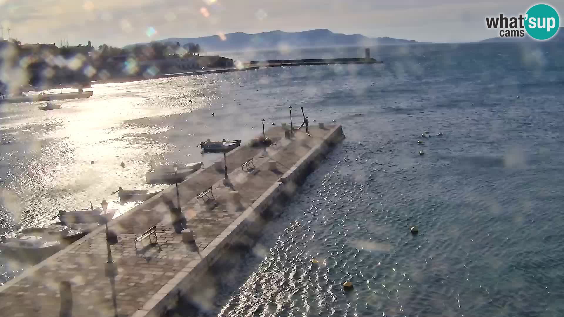 Senj Webcam – Panoramic view of Senj riva