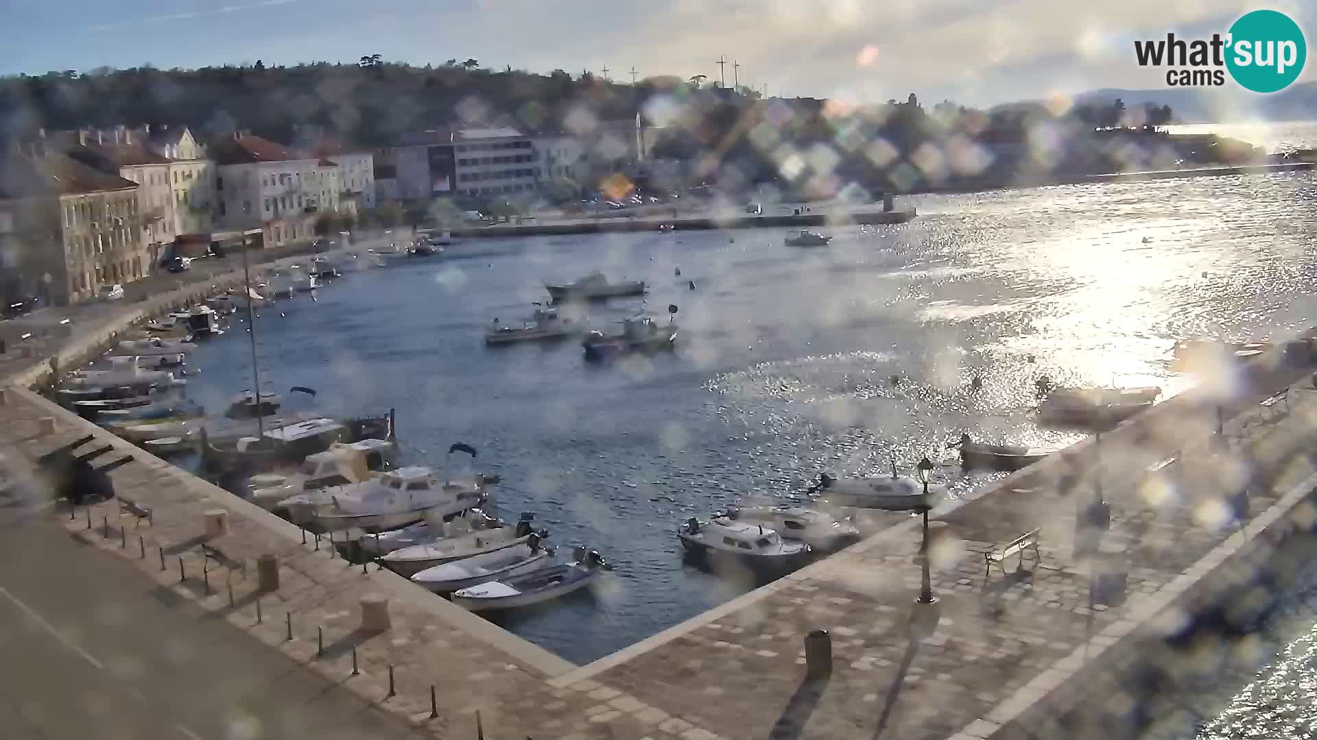 Senj Webcam – Panoramic view of Senj riva