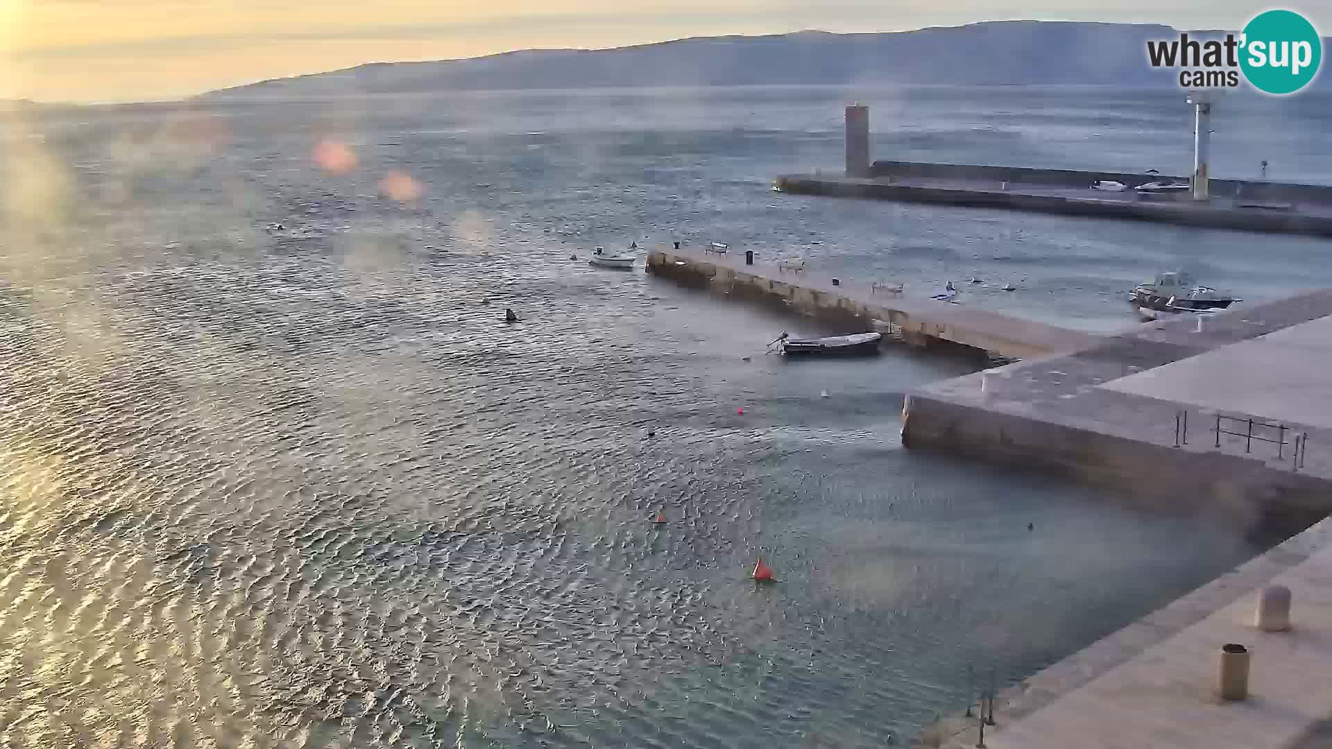 Webcam Segna – Panorama dell’lungomare di Senj