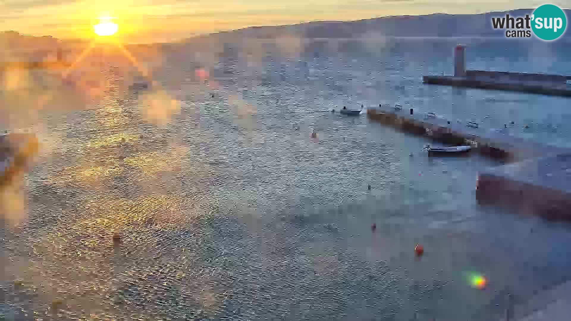 Senj Spletna kamera – pogled na obalo Senja