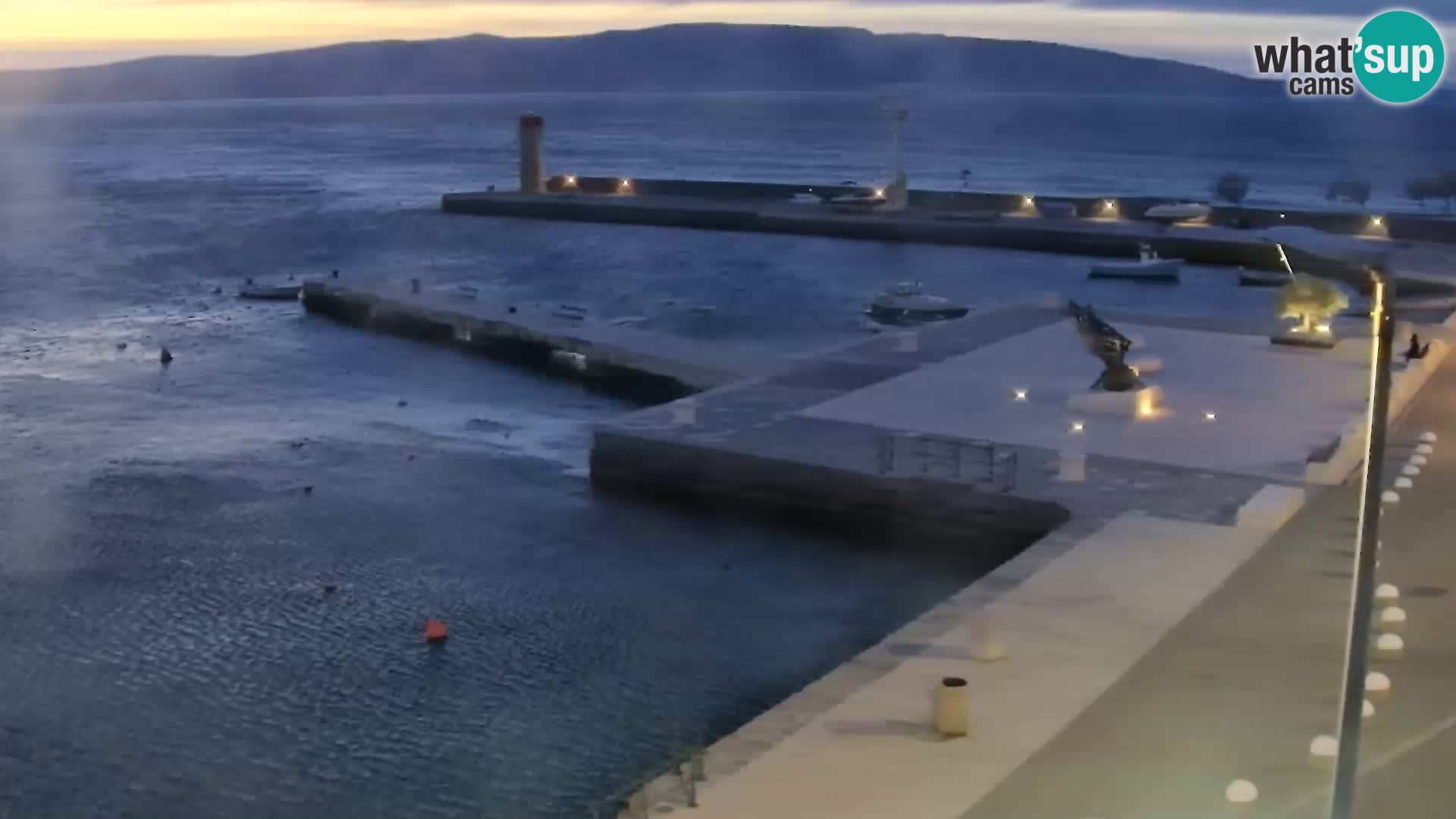 Senj camera en vivo – Vista panorámica de Senj riva