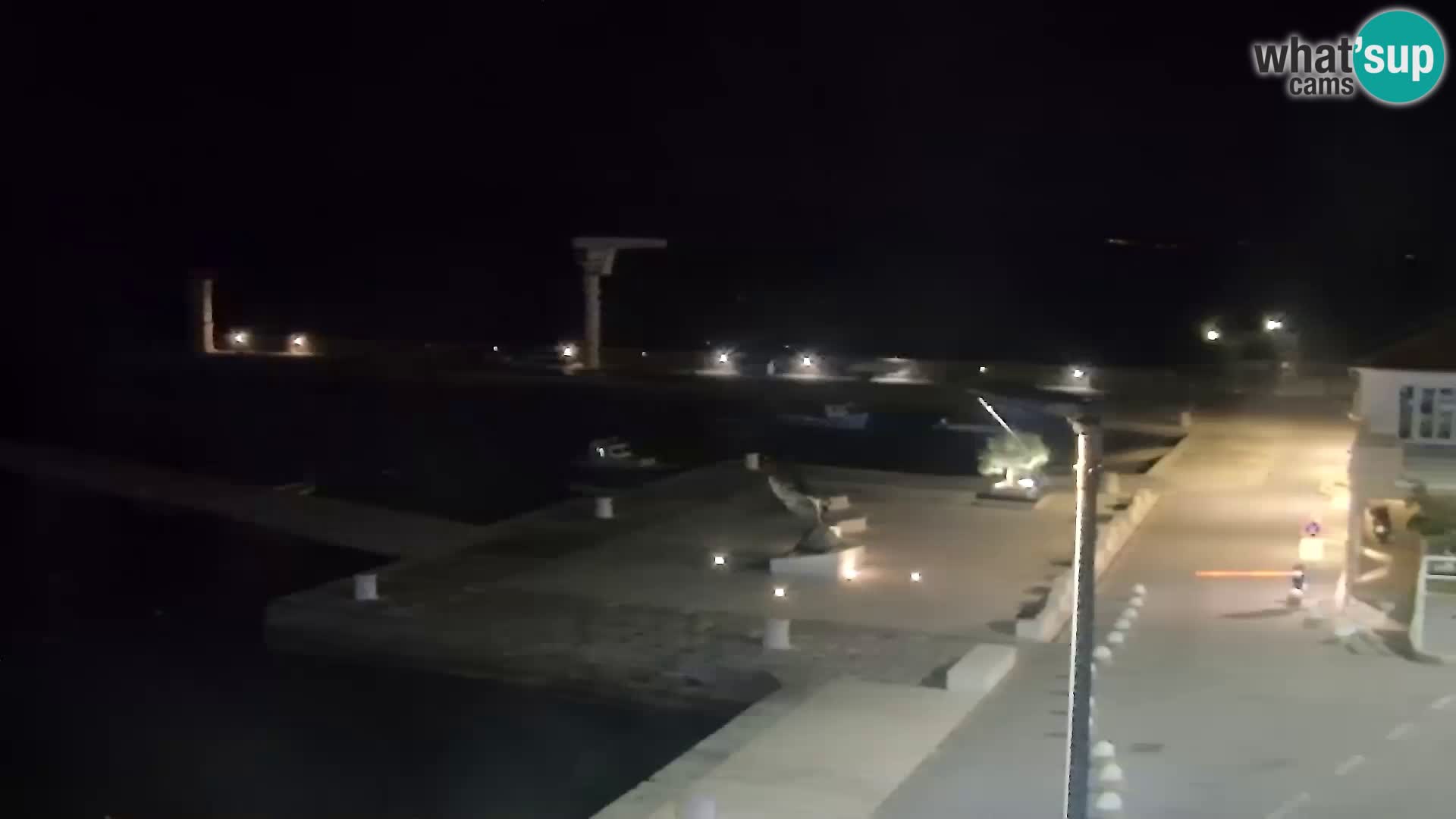 Kamera u živo Senj – Panoramski pogled na senjsku rivu