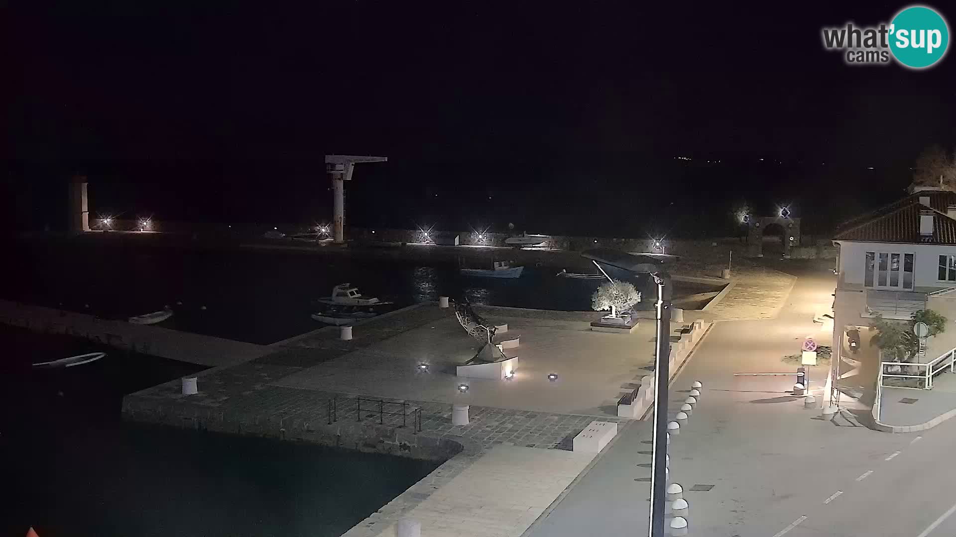 Senj Spletna kamera – pogled na obalo Senja